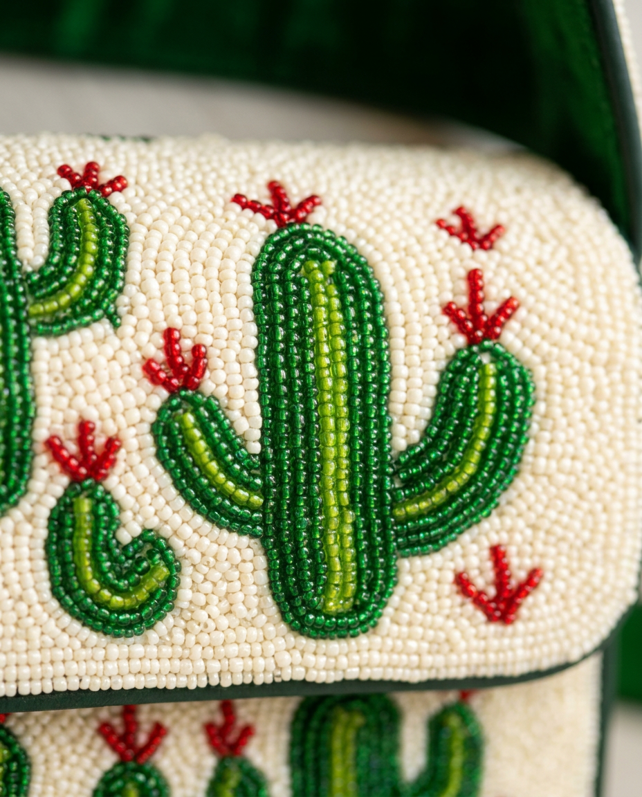 The Desert Muse — Beadwork detail